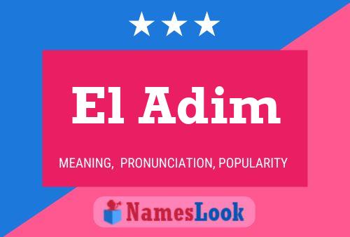 El Adim Naam Poster