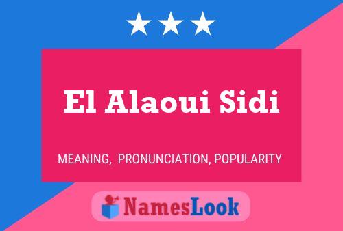 El Alaoui Sidi Naam Poster