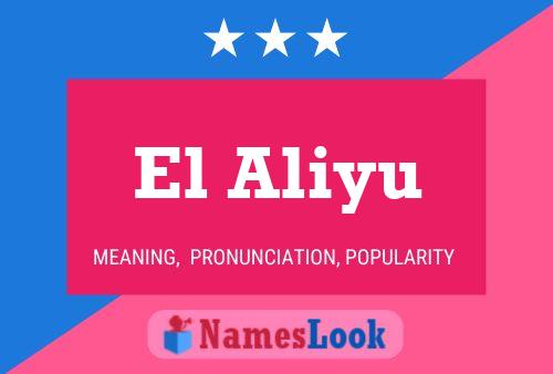 El Aliyu Naam Poster