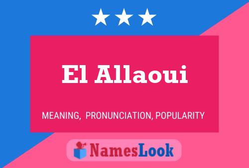 El Allaoui Naam Poster