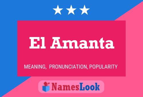 El Amanta Naam Poster