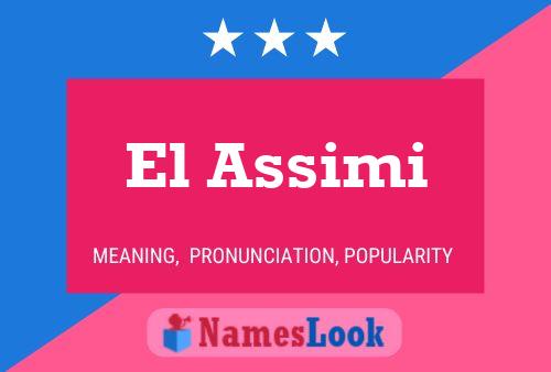 El Assimi Naam Poster