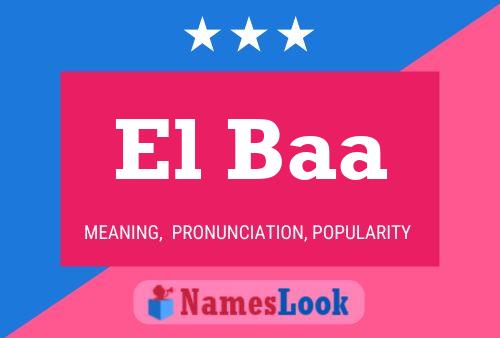 El Baa Naam Poster