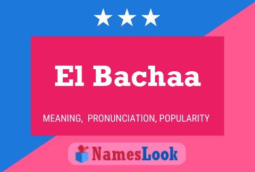 El Bachaa Naam Poster