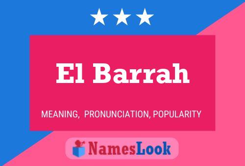 El Barrah Naam Poster