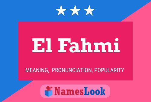 El Fahmi Naam Poster