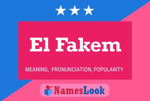 El Fakem Naam Poster