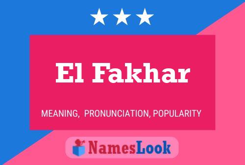 El Fakhar Naam Poster