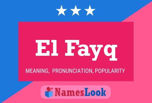 El Fayq Naam Poster