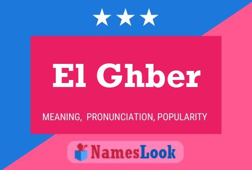 El Ghber Naam Poster