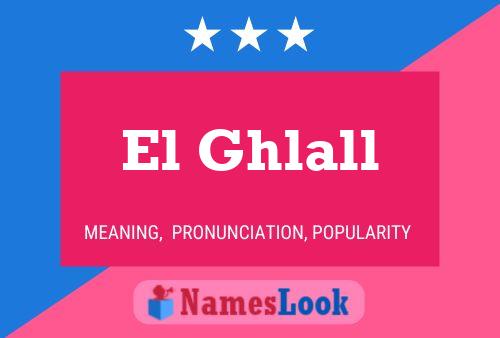 El Ghlall Naam Poster