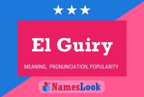 El Guiry Naam Poster