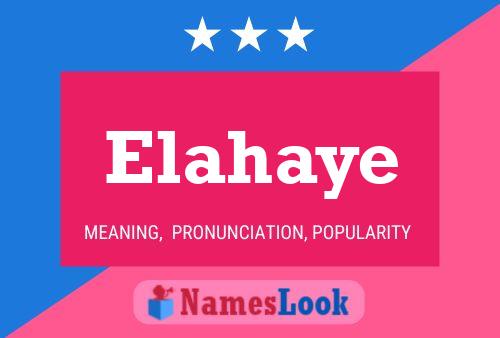 Elahaye Naam Poster