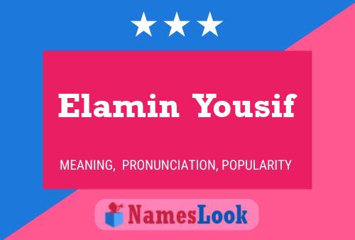 Elamin  Yousif Naam Poster