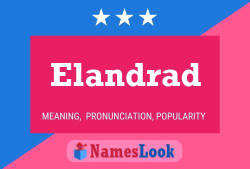 Elandrad Naam Poster