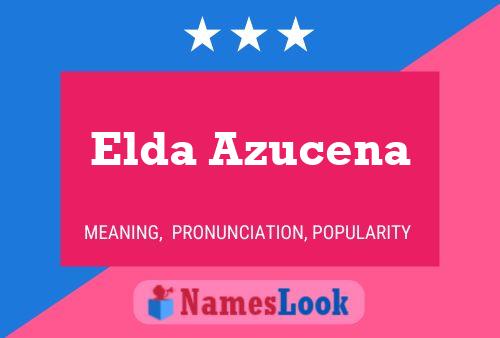 Elda Azucena Naam Poster