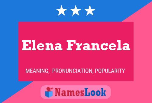 Elena Francela Naam Poster