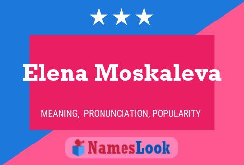 Elena Moskaleva Naam Poster