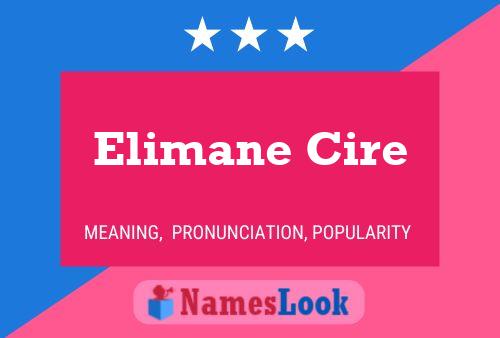 Elimane Cire Naam Poster