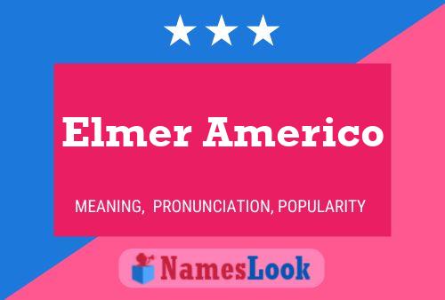 Elmer Americo Naam Poster