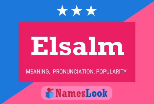 Elsalm Naam Poster