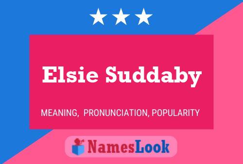 Elsie Suddaby Naam Poster