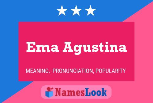 Ema Agustina Naam Poster