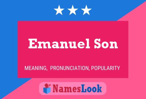 Emanuel Son Naam Poster