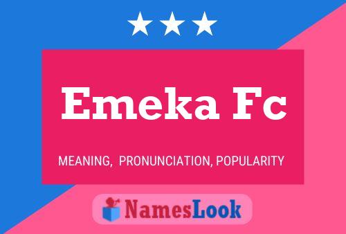 Emeka Fc Naam Poster