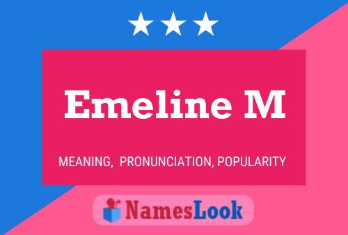 Emeline M Naam Poster