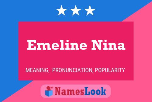 Emeline Nina Naam Poster