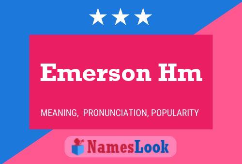 Emerson Hm Naam Poster