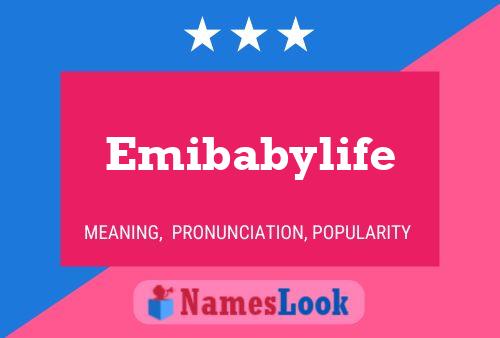 Emibabylife Naam Poster