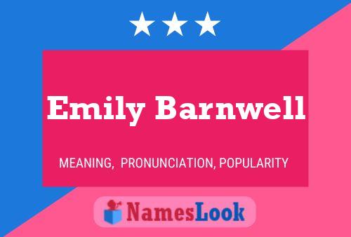 Emily Barnwell Naam Poster