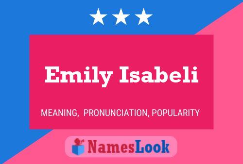 Emily Isabeli Naam Poster