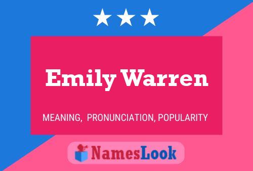 Emily Warren Naam Poster