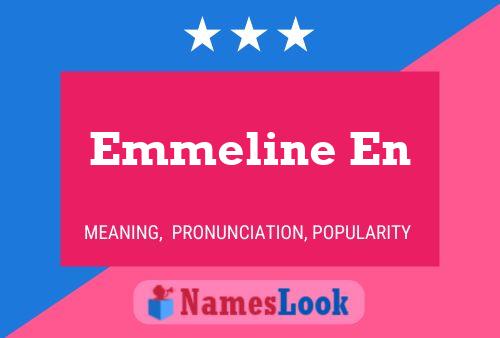 Emmeline En Naam Poster