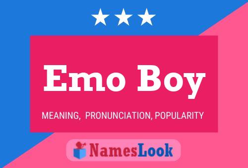 Emo Boy Naam Poster