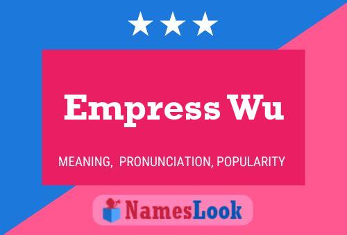 Empress Wu Naam Poster