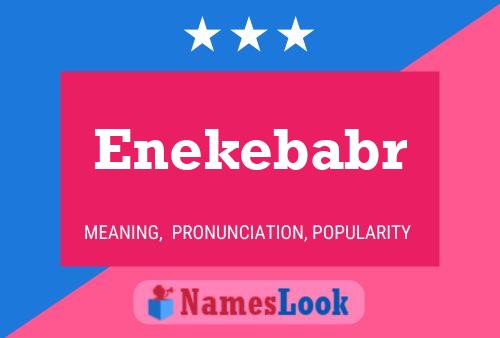 Enekebabr Naam Poster