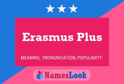 Erasmus Plus Naam Poster