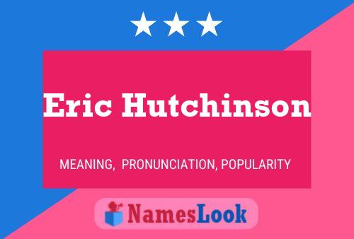 Eric Hutchinson Naam Poster