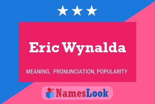 Eric Wynalda Naam Poster