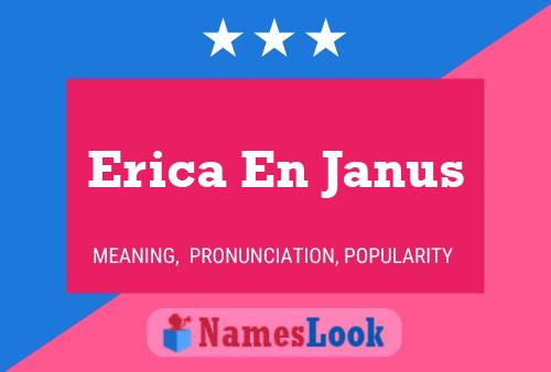 Erica En Janus Naam Poster