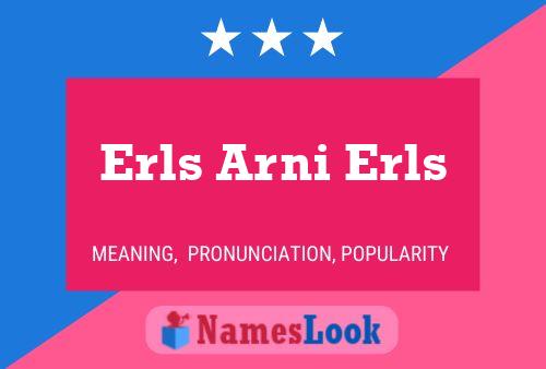 Erls Arni Erls Naam Poster