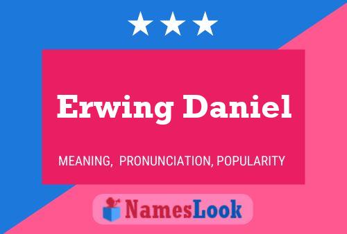 Erwing Daniel Naam Poster