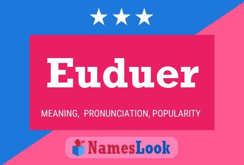 Euduer Naam Poster