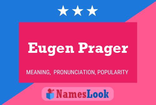 Eugen Prager Naam Poster