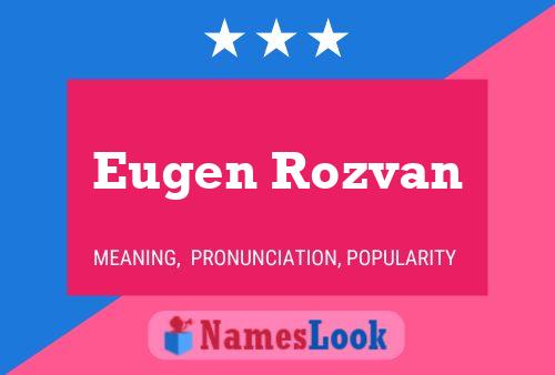 Eugen Rozvan Naam Poster