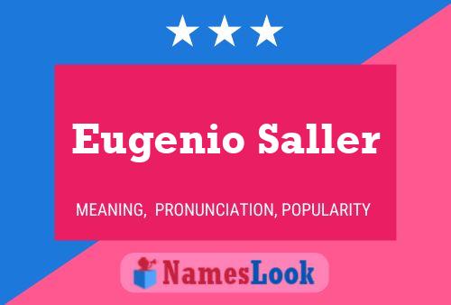 Eugenio Saller Naam Poster